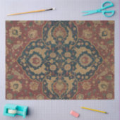  Antiek oosterachtig Perzisch Rode Patroon Tissuepapier (Craft)