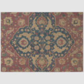  Antiek oosterachtig Perzisch Rode Patroon Tissuepapier (Voorkant)