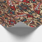 Antiek oosters Perzisch Patroon Cadeaupapier (Hoek)