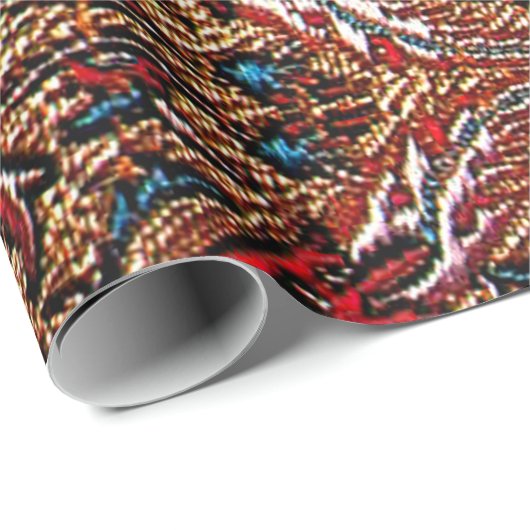 Antiek oosters Perzisch Patroon Cadeaupapier (Rol Hoek)