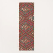 Antiek oosterse bruine kilim yogamat (Voorkant)