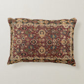 Antiek oosterse perzische harttapijten afdrukken accent kussen (Achterkant)
