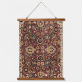 Antiek oosterse perzische harttapijten afdrukken hangend wandkleed (Voorkant)