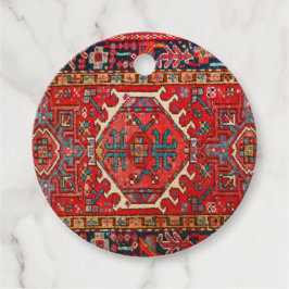 Antiek-oosterse Perzische Rug, gepersonaliseerd Bedankjes Labels