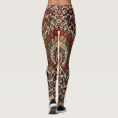 Antiek-oosterse Perzische tapijtschelp Leggings (Achterkant)