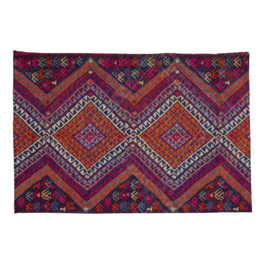 Antiek oosterse Turkse Kilim Persian tapijt Kussensloop (Achterkant-Rechts)