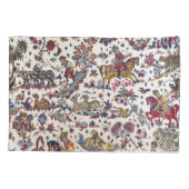 Antiek-oosterse Turkse Kilim Rug Kussensloop (Achterkant-Links)