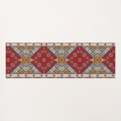 Antiek-oosterse Turkse Ottomaanse Kilim Rug Yogamat (Achterkant (horizontaal))
