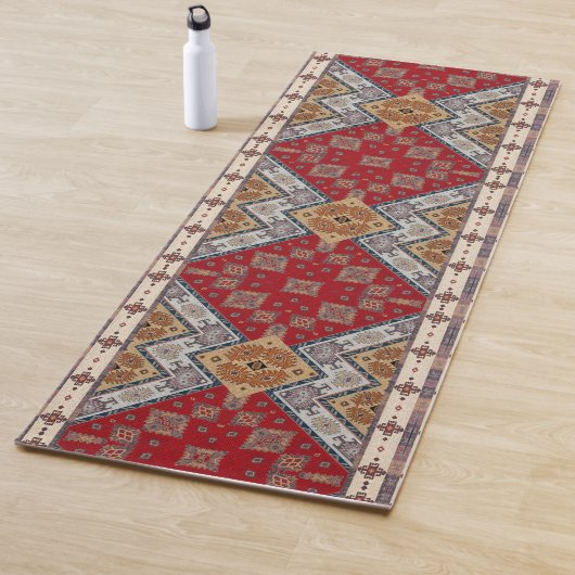 Antiek-oosterse Turkse Ottomaanse Kilim Rug Yogamat (In situ)