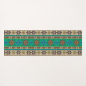 Antiek-oosterse Turkse Ottomaanse Kilim Rug Yogamat (Achterkant (horizontaal))