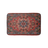 Antiek oosterse Turkse Perzische ringtapijt Badmat (Voorkant)