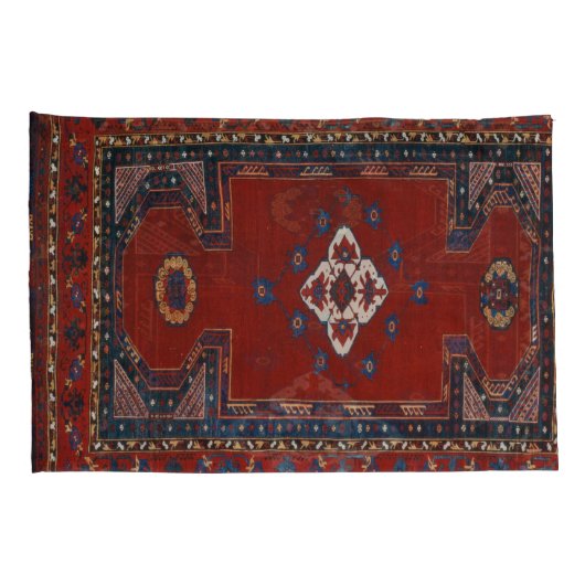 Antiek-oosterse Turkse tapijten Rug Red Kussensloop (Achterkant-Rechts)