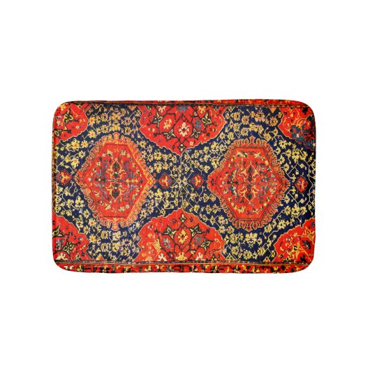 Antiek oosterse vormgeving van tapes - blauw en he badmat (Voorkant)