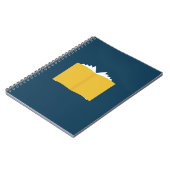 Antiek open boek notitieboek (Linkerzijde)