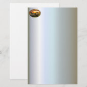 Antiek ophaalslag in het platteland briefpapier (Voorkant / Achterkant)