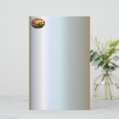 Antiek ophaalslag in het platteland briefpapier (Staand voorkant)