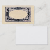 Antiek oproepkaart contactkaartje (Voorkant / Achterkant)