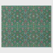 Antiek oraal cadeaupapier (Vlak)