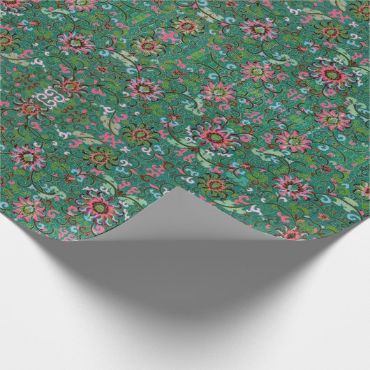 Antiek oraal cadeaupapier (Hoek)