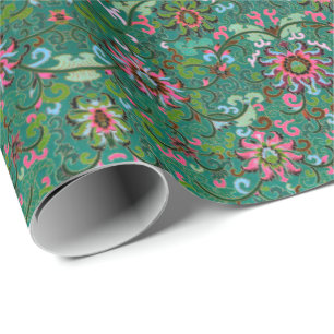 Antiek oraal cadeaupapier