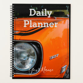 Antiek Oranje auto - Daily Planner - HAMbWG