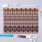  Antiek Oranje Beige Patroon Ontkoppeling Tissuepapier (Craft)