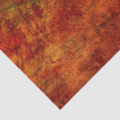 Antiek Oranje bruin , ontkleurd Tissuepapier (Detail)