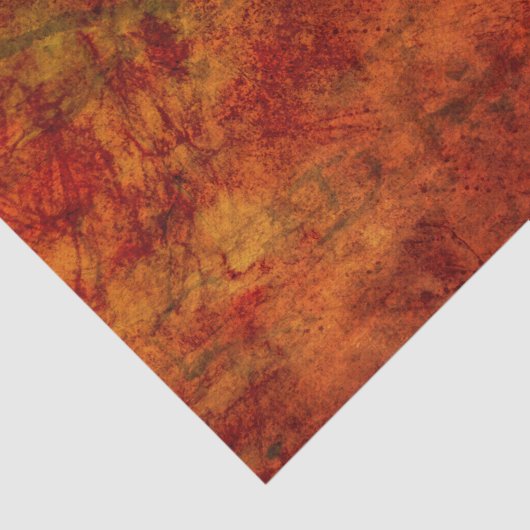 Antiek Oranje bruin , ontkleurd Tissuepapier (Detail)