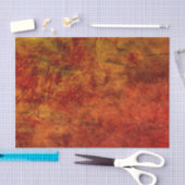 Antiek Oranje bruin , ontkleurd Tissuepapier (Craft)