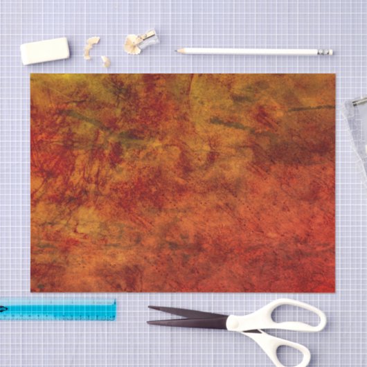  Antiek Oranje bruin , ontkleurd Tissuepapier (Craft)