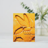 ANTIEK ORANJE GEEL EGYPTIAN HONEY BEEKEEPER BRIEFKAART (Staand voorkant)