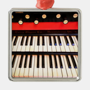 Antiek orgaansleutels metalen ornament