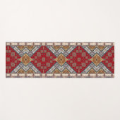 Antiek Oriëntaals-Turks Ottomaans Kelim-Tapijt Yogamat (Voorkant (horizontaal))