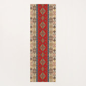 Antiek Oriëntaals Turks Rood Ottomaanse Kilim Tapi Yogamat (Achterkant)