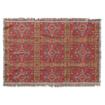 Antiek Oriental Carpet Photo Print Herhalingspatro