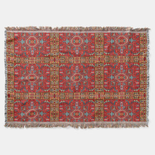 Antiek Oriental Carpet Photo Print Herhalingspatro Deken