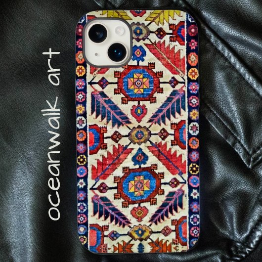 Antiek-Oriental Rug Bold Leaf Design Case-Mate iPhone Case