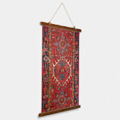 Antiek-Oriental Rug Pattern Hangend Wandkleed (Gebogen)