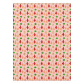 Antiek Ornament Patroon in rood, groen en roze Tafelkleed (Voorkant)