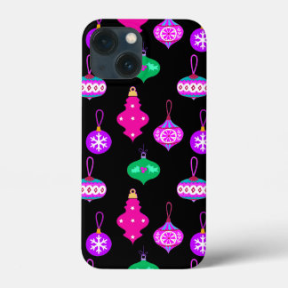 Antiek Ornament Patroon in Roze, Blauwgroen en Zwa Case-Mate iPhone Case