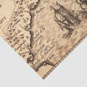Antiek oud papier voor Wereldkaarten (Detail)