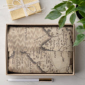Antiek oud papier voor Wereldkaarten (Geschenk)