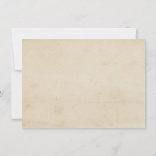  antiek Oud Sla de datumkaart op Save The Date (Achterkant)