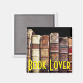 Antiek Oude Boeken  Tomes Gift Magneet (Voorkant / Achterkant)