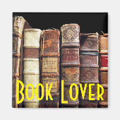 Antiek Oude Boeken  Tomes Gift Magneet (Voorkant)