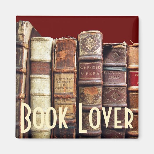 Antiek Oude Boeken  Tomes Gift Magneet (Voorkant)