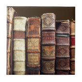 Antiek Oude Boeken  Tomes Gift Tegeltje (Voorkant)