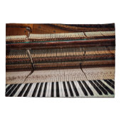 Antiek oude concertpianofoto kussensloop (Achterkant)