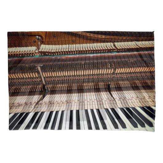 Antiek oude concertpianofoto kussensloop (Voorkant)