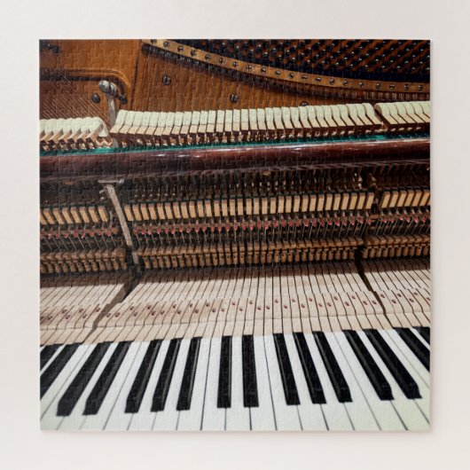 Antiek oude concertpianofoto legpuzzel (Verticaal)
